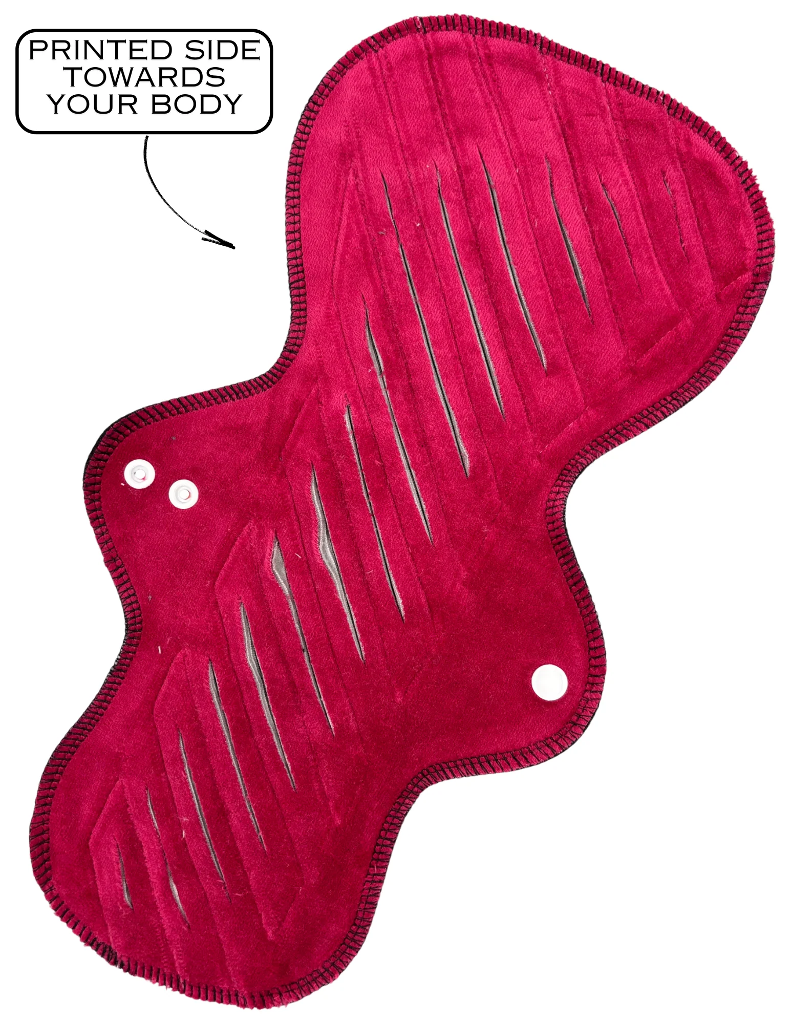 Asymmetric - 14" Velour Gusher - SINGLE PAD - Select your colour - Image 3