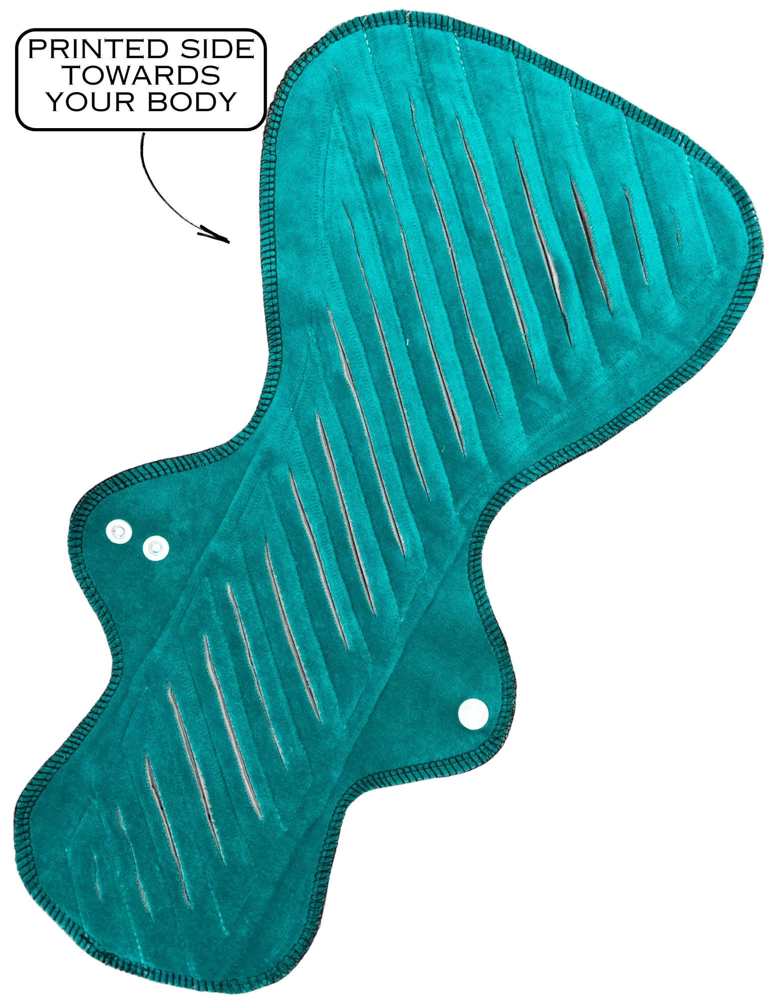 Asymmetric - 16" Velour Gusher - SINGLE PAD - Select your colour - Image 3