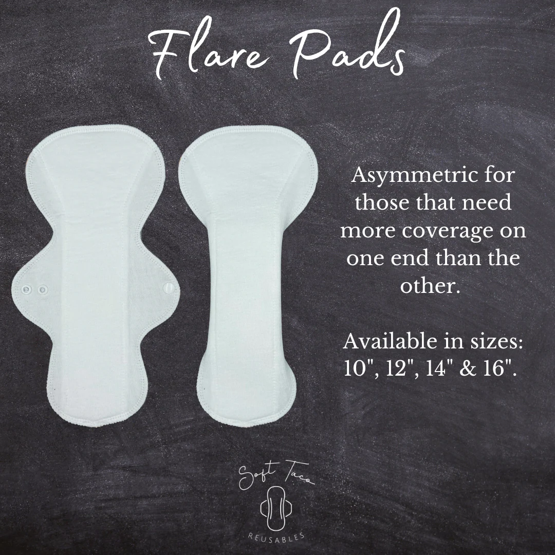 Asymmetric - Organic Cotton - SINGLE PAD - Select your size - Image 4