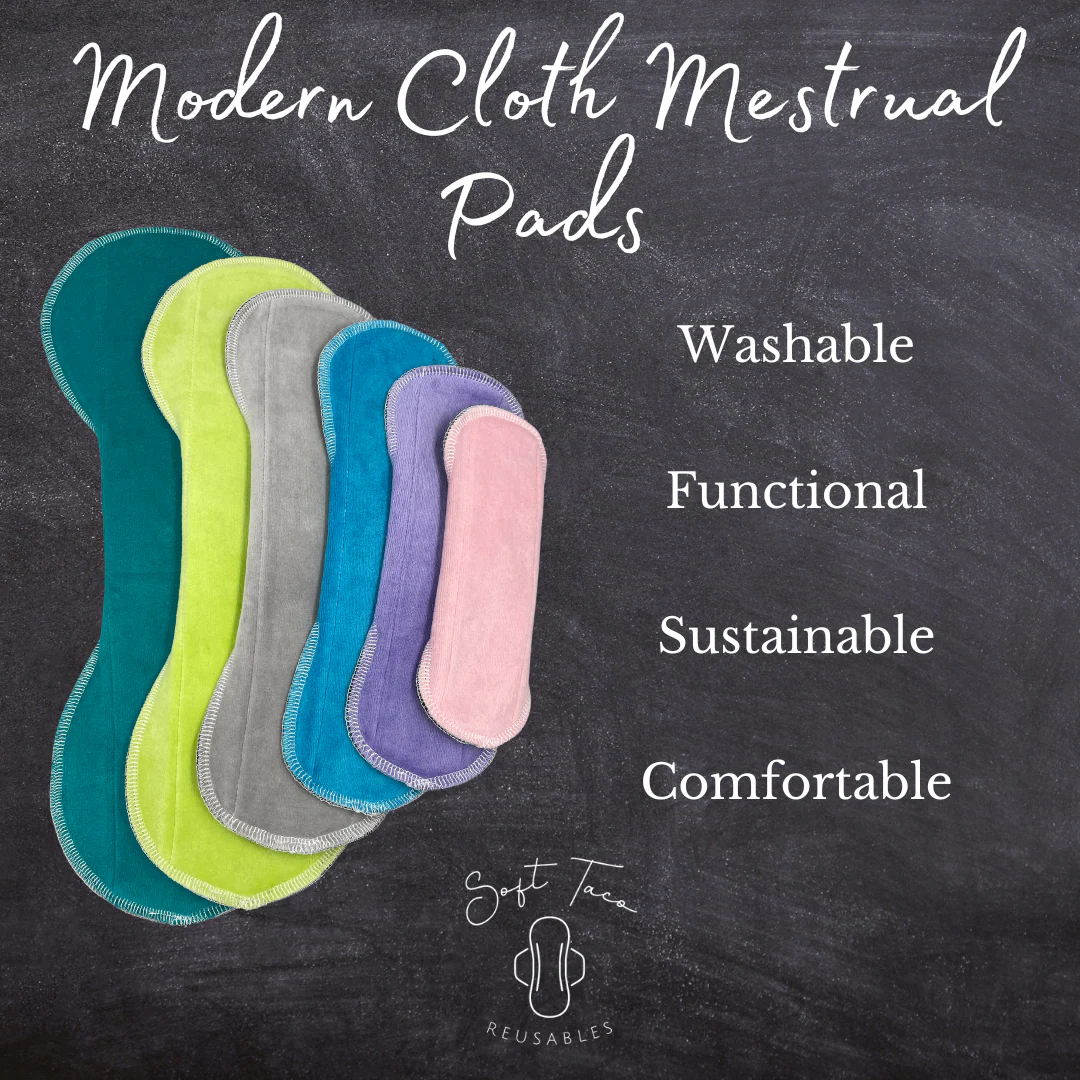 Asymmetric - Organic Cotton - SINGLE PAD - Select your size - Image 5