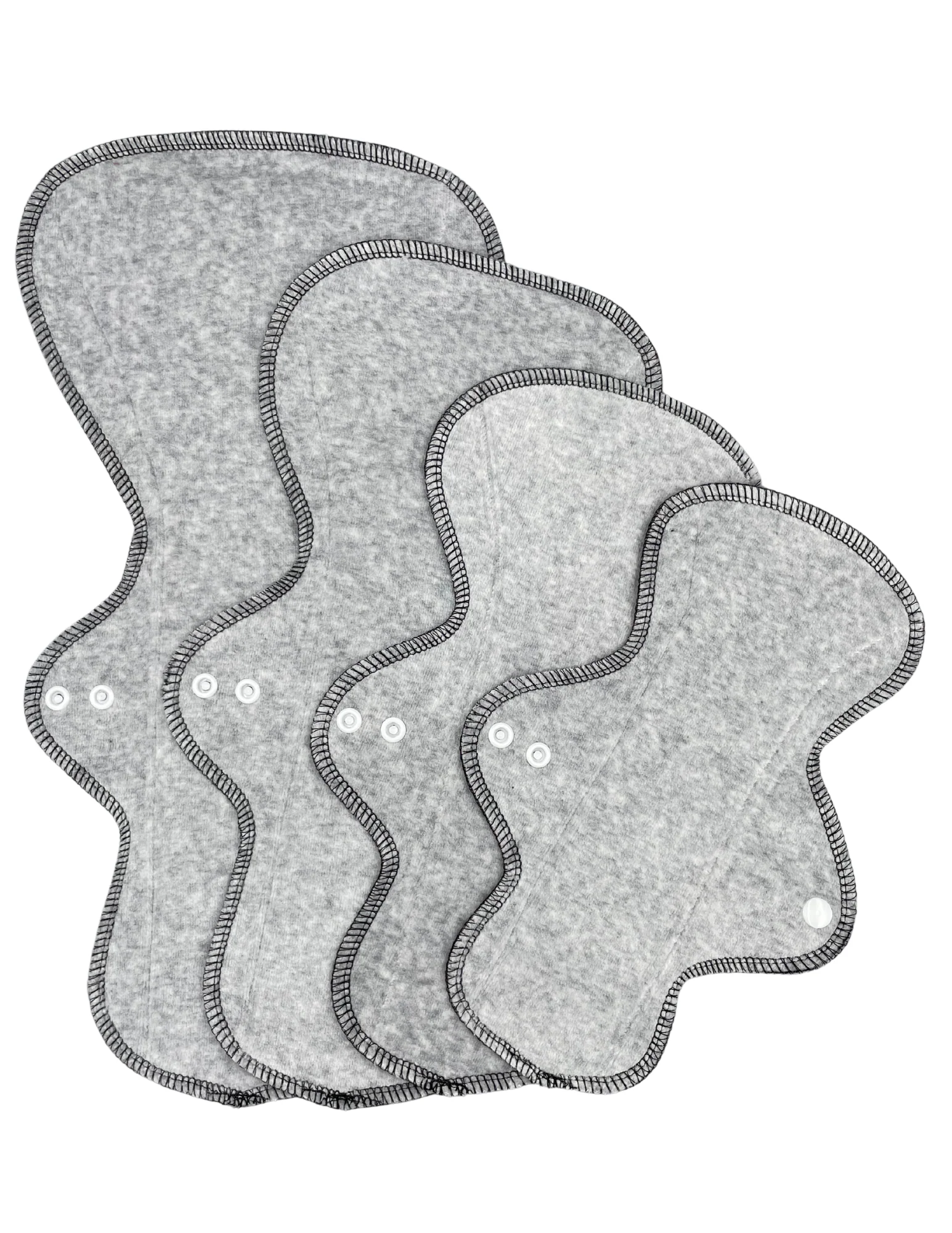Asymmetric - Grey Velour - SINGLE PAD - Select your size - Image 2
