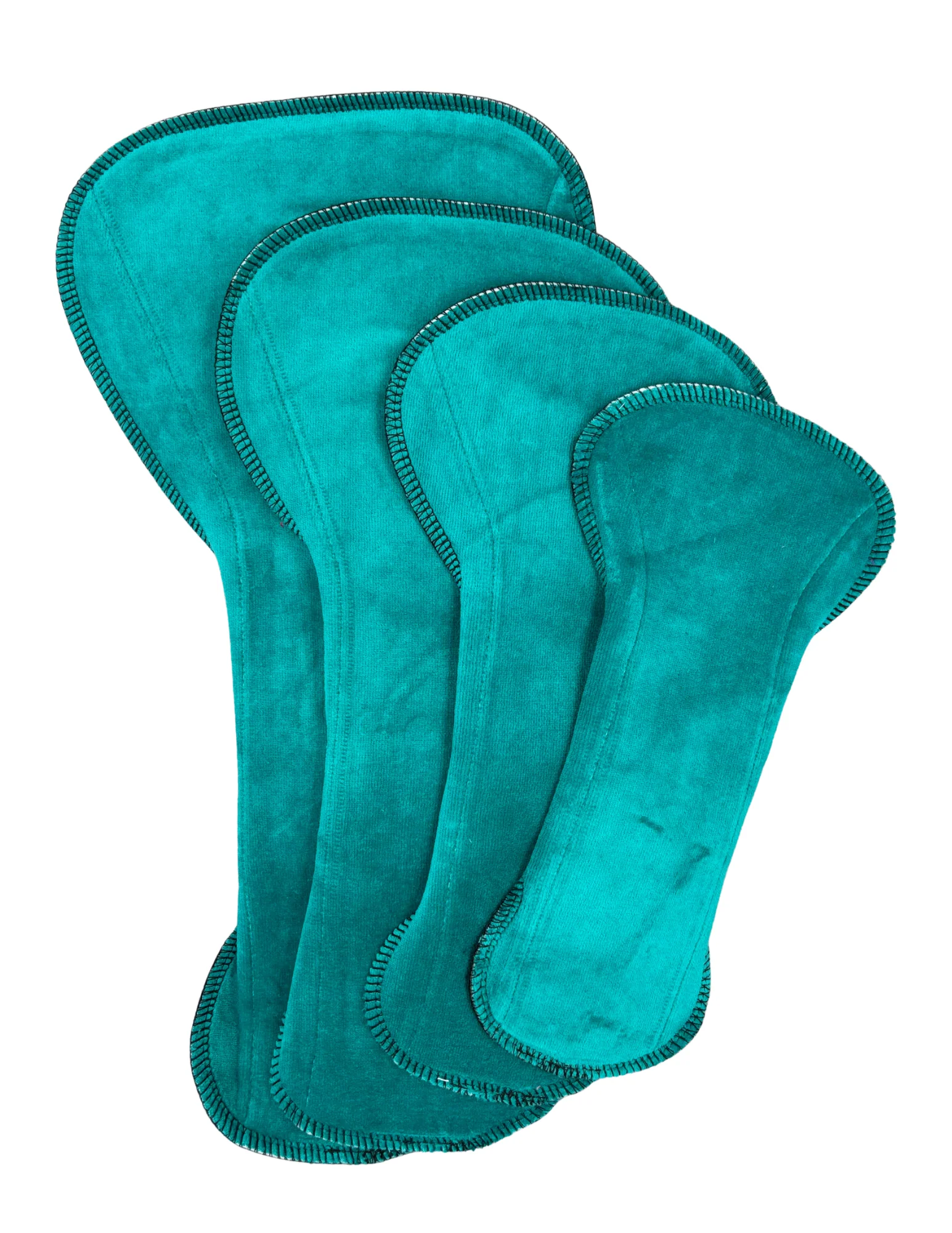 Asymmetric - Jade Velour - SINGLE PAD - Select your size - Image 2