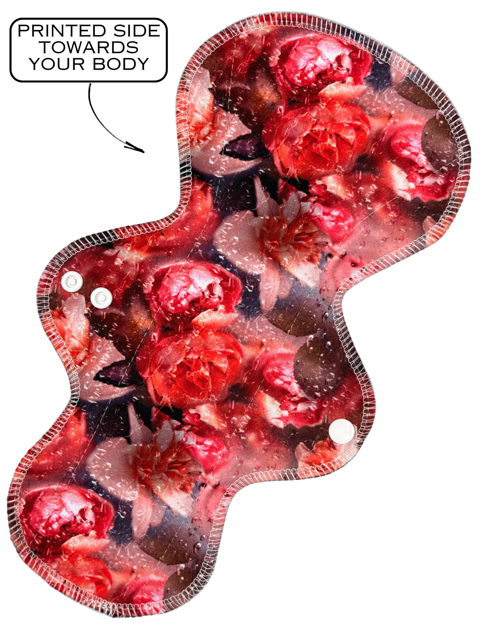 Asymmetric - Velvet Roses - SINGLE PAD - Select your size