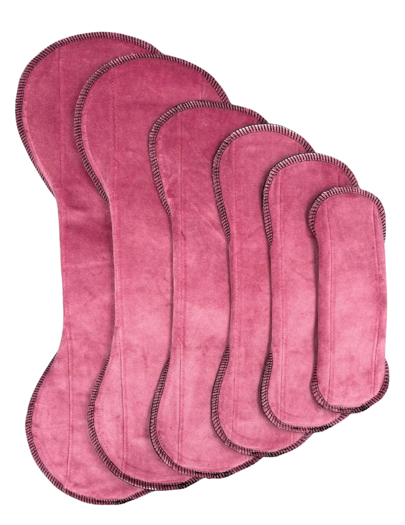 Dusty Rose Velour - SINGLE PAD - Select your size - Image 2
